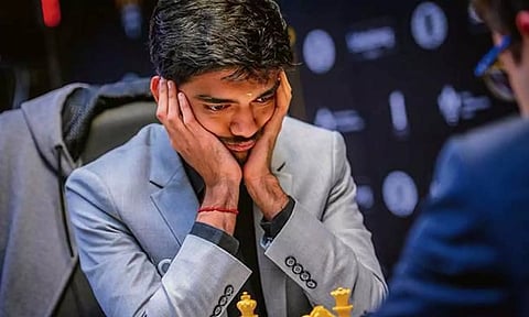 கேன்டிடேட் செஸ் போட்டி: குகேஷ்- ரஷிய வீரர் மோதிய 10-வது சுற்று டிரா