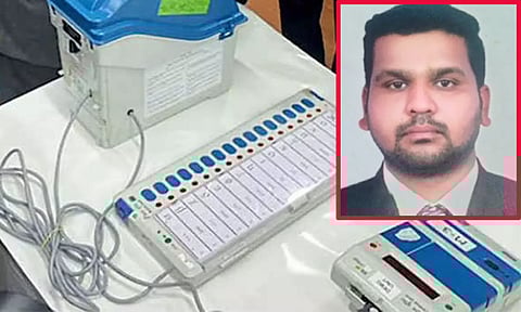 தேர்தலில் வாக்களிப்பதற்காக அமெரிக்காவில் இருந்து சொந்த ஊருக்கு வந்த தேனி வாலிபர்