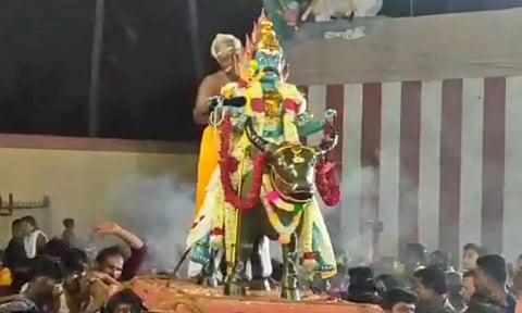 திருக்கடையூர் அமிர்தகடேஸ்வரர் ஆலயத்தில் எமன் சம்ஹாரம் நிகழ்ச்சி