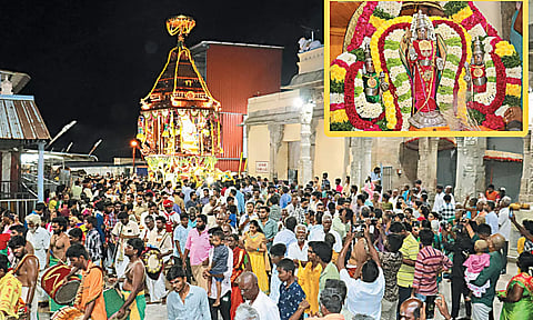 திருத்தணி முருகன் கோவிலில் தேரோட்டம்