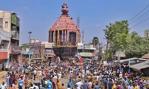 அவினாசி கோவிலில் சித்திரை திருவிழா 2-ம் நாள் தேரோட்டம்