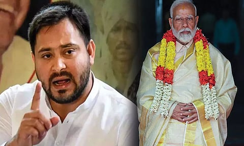 கோயில் - மசூதி இல்லையென்றால் பாஜக 100 இடங்களை கூட தாண்டாது - தேஜஸ்வி யாதவ்