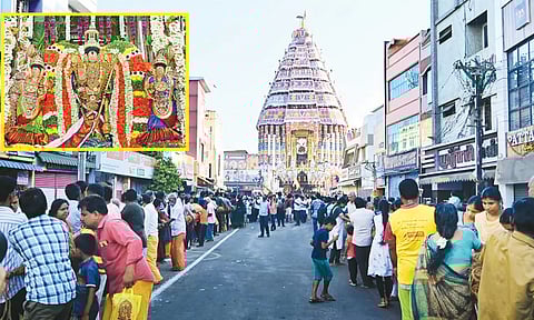 கும்பகோணம் சாரங்கபாணி கோவிலில் சித்திரை பெருவிழா தேரோட்டம்