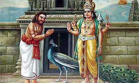 அருணகிரியாரை சொந்தம் கொண்டாடிய முருகன்