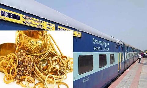 அரக்கோணம் அருகே ஓடும் ரெயிலில் 20 பவுன் நகை திருட்டு