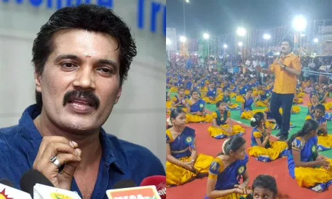 உடுமலையில் பவளக்கொடி கும்மியாட்டம் நடிகர் ரஞ்சித் பங்கேற்பு