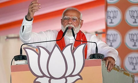 பிரதமர் மோடி ஆந்திராவில் இன்று மாலை பொதுக்கூட்டங்களில் பங்கேற்பு