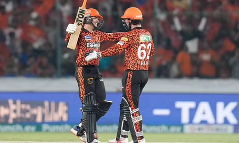 9.4 ஓவரிலேயே லக்னோவை பந்தாடிய ஐதராபாத்- 10 விக்கெட் வித்தியாசத்தில் அசத்தல் வெற்றி