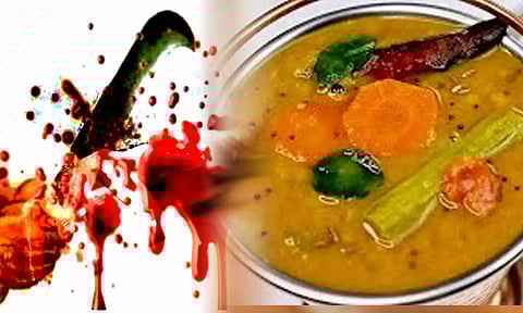 கூடுதல் சாம்பார் கேட்ட தகராறில் வாலிபருக்கு வெட்டு-ஓட்டல் சூறை