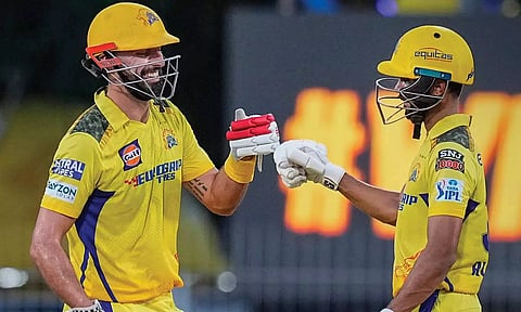 கெய்க்வாட் நிதான ஆட்டம் - 5 விக்கெட் வித்தியாசத்தில் சென்னை வெற்றி