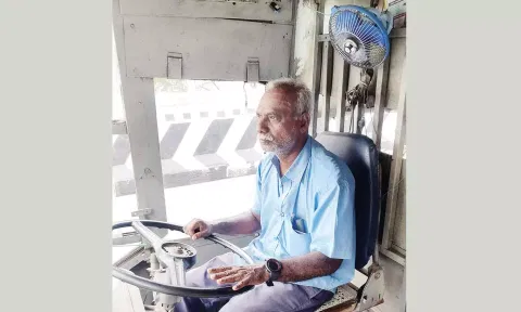 சென்னை மாநகர பஸ்களில் டிரைவர்களுக்கு மின்விசிறி வசதி