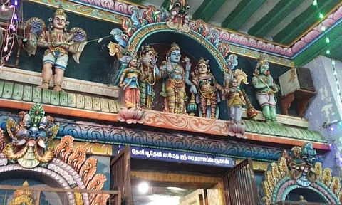 புதுவை காளத்தீஸ்வரர் கோவில் பிரமிப்பூட்டும் 24 கால் மண்டபம்