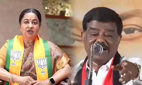 ஜெயிலுக்கு போயும் நீ  திருந்த மாட்டியா? - சிவாஜி கிருஷ்ணமூர்த்தி மீது ராதிகா காட்டமான விமர்சனம்