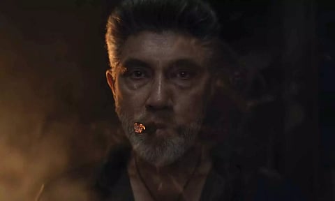 வெப்பன் படத்திற்காக சூப்பர் ஹ்யூமன் கதாபாத்திரத்தில் நடித்துள்ள சத்யராஜ்