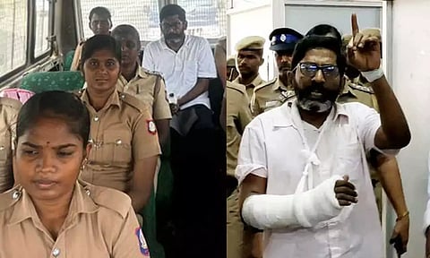 பெண் காவலர்கள் தன்னை தாக்கியதாக நீதிபதியிடம் சவுக்கு சங்கர் குற்றச்சாட்டு