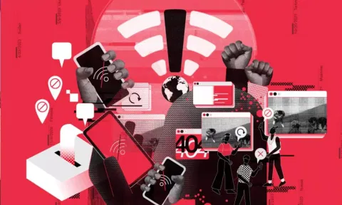 உலக அளவில் அரசால் அதிக முறை இணையத்தளம் முடக்கப்பட்ட நாடுகளில் இந்தியா முதலிடம்