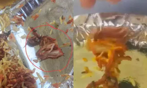 சைவ உணவுக்கு பதிலாக சிக்கன் பிரியாணி வினியோகித்த நிறுவனம்