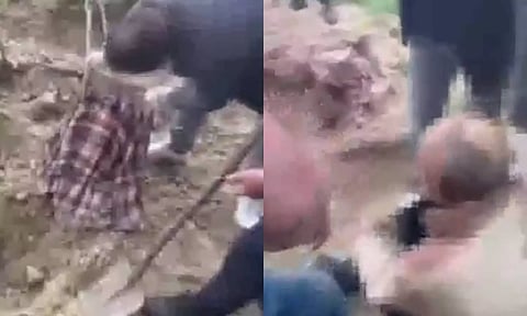 மதுபோதையில் சண்டை.. புதைக்கப்பட்ட முதியவர் அண்டர்டேக்கர் பானியில் 4 நாட்களுக்கு பின் உயிருடன் மீட்பு