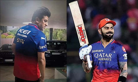 'இன்னைக்கு ஜெயிக்கிறோம்'- RCB ஜெர்ஸியில் இருக்கும் புகைப்படத்தை பகிர்ந்த நடிகர் சிவராஜ் குமார்
