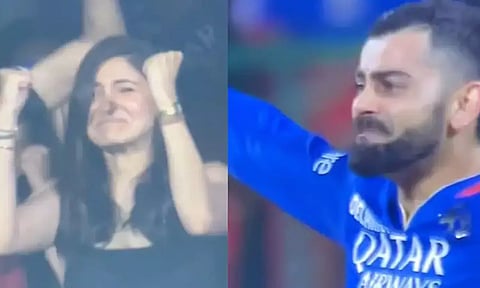 ஆனந்த கண்ணீர் வடித்த அனுஷ்கா, விராட் கோலி- வீடியோ வைரல்