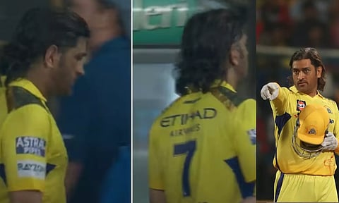 ஆர்சிபி வீரர்களுக்கு கை கொடுக்காமல் மைதானத்தை விட்டு வெளியேறிய டோனி.. விமர்சிக்கும் நெட்டிசன்கள்