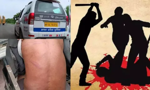 தலித் தம்பதியை கம்பத்தில் கட்டிவைத்து அடித்த கும்பல்.. செருப்பு மாலை அணிவித்த கொடூரம்