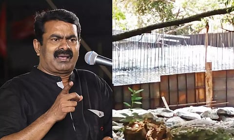 சிலந்தி ஆற்றின் குறுக்கே தடுப்பணை கட்டும் கேரள அரசு:  சீமான் கண்டனம்