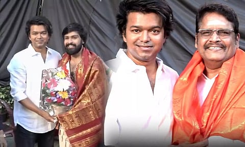 'ஹிட் லிஸ்ட்' படத்தின் ட்ரெய்லரை விஜயிடம் காண்பித்து வாழ்த்து பெற்ற படக்குழு