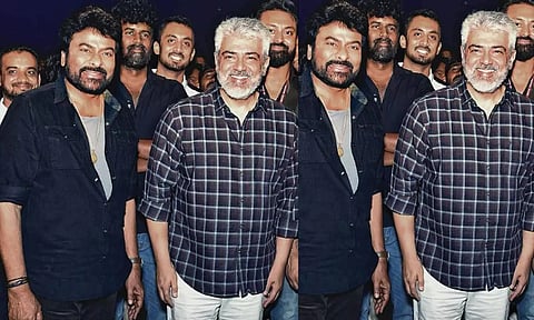 தெலுங்கு சூப்பர் ஸ்டாருடன் அஜித் குமார் - வைரலாகும் புகைப்படம்