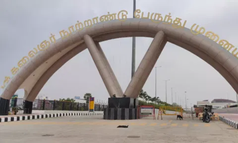 கிளாம்பாக்கத்தில்  உயர்மட்ட மேம்பாலம்: தமிழக அரசு தகவல்