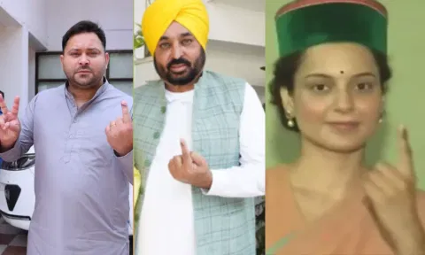 பீகார் முதல் இமாச்சலப் பிரதேசம் வரை.. இதுவரை வாக்களித்த முக்கிய  பிரபலங்கள்