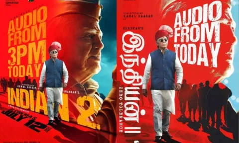 'இந்தியன் 2' இசை வெளியீட்டு விழா! - ரசிகர்களுக்கு திடீர் சர்ப்ரைஸ் கொடுத்த லைகா!