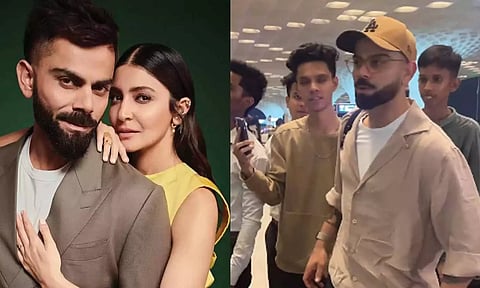 நன்றி கூறிய புகைப்பட கலைஞர்கள்.. மனைவி தான் காரணம் என்ற கோலி - வைரல் வீடியோ