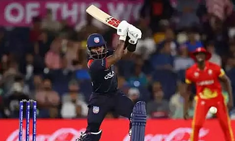 டி20 உலகக் கோப்பை: முதல் போட்டியில் வெற்றி பெற்றது அமெரிக்க அணி