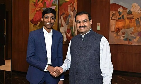 பிரக்ஞானந்தாவின் வெற்றி வியக்க வைக்கிறது.. கவுதம் அதானி வாழ்த்து