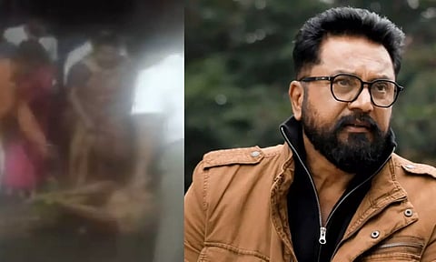 ராதிகா வெற்றி பெற வேண்டும்.. அங்கபிரதட்சணம் செய்த சரத்குமார் - வீடியோ வைரல்