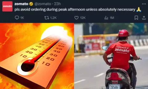 அதிகரிக்கும் வெப்பம்.. வாடிக்கையாளர்களுக்கு ZOMATO விடுத்த வேண்டுகோள்