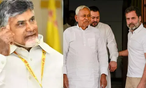 தூதுவிடும் இந்தியா கூட்டணி.. வெற்றியை நிர்ணயிக்கபோகும் நிதிஷ் குமார் - சந்திரபாபு நாயுடு