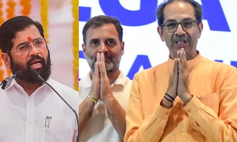 வாக்குகளாக மாறிய மக்களின் கோபம்.. மண்ணைக் கவ்வும் ஏக்நாத் ஷிண்டே - பாஜக கூட்டணி.. இந்தியா கூட்டணி முன்னிலை