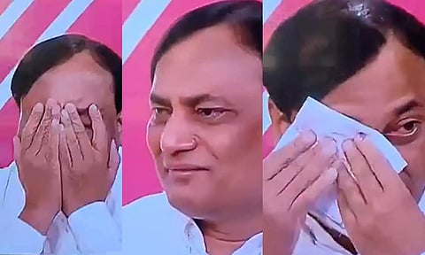 கருத்து கணிப்பு தவறாகிவிட்டதே... விவாதத்தின்போது கதறி அழுத நிர்வாக இயக்குனர்- வீடியோ