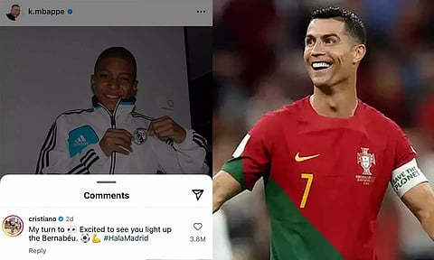 இன்ஸ்டாகிராமில் அதிக லைக்குகளை பெற்ற கமெண்ட்: புதிய சாதனை படைத்த ரொனால்டோ