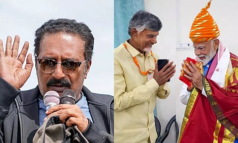 மோடி குறித்து சந்திரபாபு நாயுடு சொன்ன அந்த கருத்து..  பாயின்ட்டை பிடித்த பிரகாஷ் ராஜ்