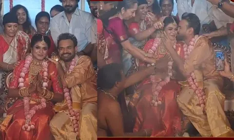 சிங்கிள்  டூ மிங்கிள் ஆன பிரேம்ஜி.. தாலி கட்டியதும் முத்தம் கொடுத்த வீடியோ வைரல்