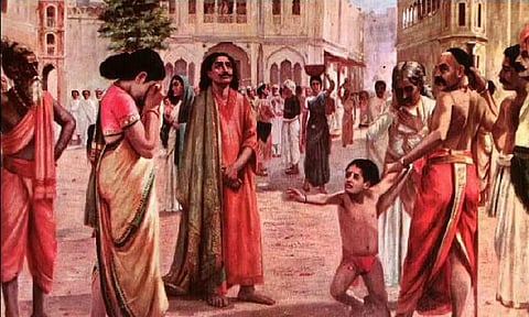 பொய்களால் துன்பத்தை வரவழைத்த அரிச்சந்திரன்