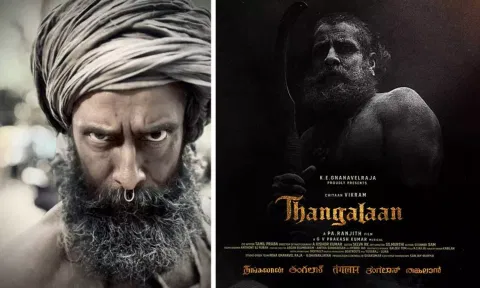 தங்கலான் லுக்கில் விக்ரம் - வைரல் பிக்