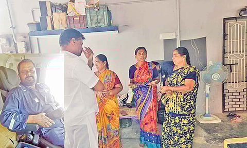 குவைத் தீ விபத்தில் திருச்சி டிரைவர் பலி:  மனைவி கதறல்