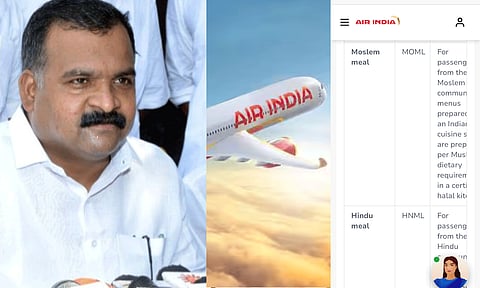 ஏர் இந்தியா விமானத்தில் 'இந்து மீல்ஸ், முஸ்லிம் மீல்ஸ்': எம்.பி மாணிக்கம் தாகூர் விமர்சனம்