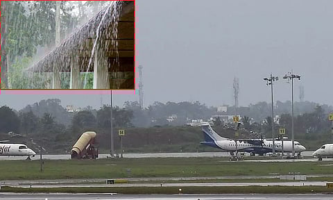 சென்னையில் கனமழை- விமான சேவை பாதிப்பு