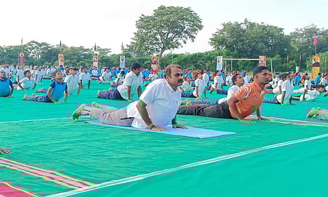யோகா என்பது முன்னோர்கள் நமக்களித்த கொடை - எல்.முருகன்