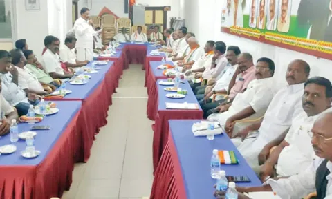 புதுச்சேரியில் இந்தியா கூட்டணி கட்சிகள் ஆலோசனை கூட்டம்